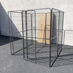 $180 (New in box) Heavy duty 5x5x5ft tall 8-panel pet playpen dog crate kennel exercise cage fence 