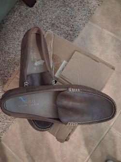 Ralph Lauren mens leather slip ons