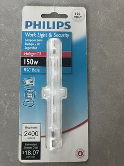 Philips Halogen T3 150W RSC Base 120 Volt