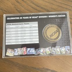 2006 NCAA Divisio women's soccer Celebrating 25th Anniversary Coin