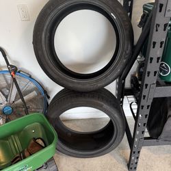 Two  Lightly Used 255/40ZR19 Tires. $50 Each
