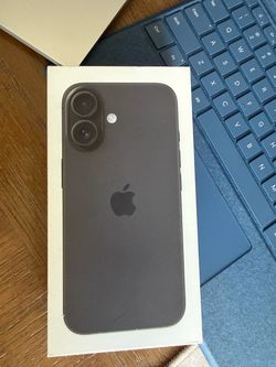 New Black Apple iPhone 16 never opened