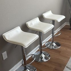3 New Like  /Swivel  Adjustable Barstools