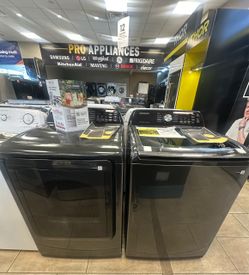 Samsung  Top Load Washer and Gas Dryer Set