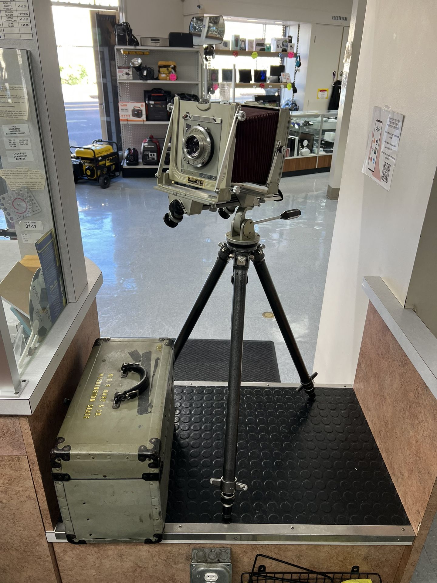 Graflex Graphic View Large Format Vintage Camera