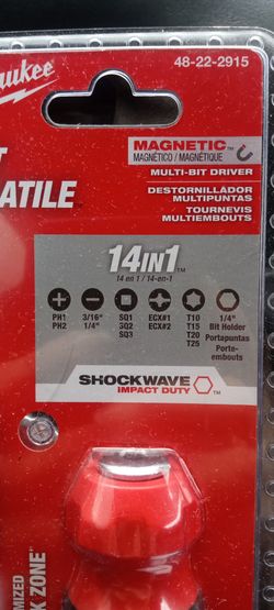 "NEW" Milwaukee 14-n-1 Magnetic Multi Bit Driver