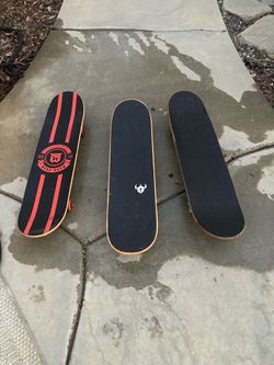 3 skateboards for sale