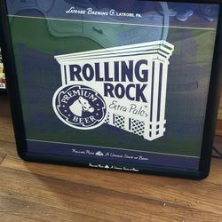 Rolling Rock Bar Sign 
