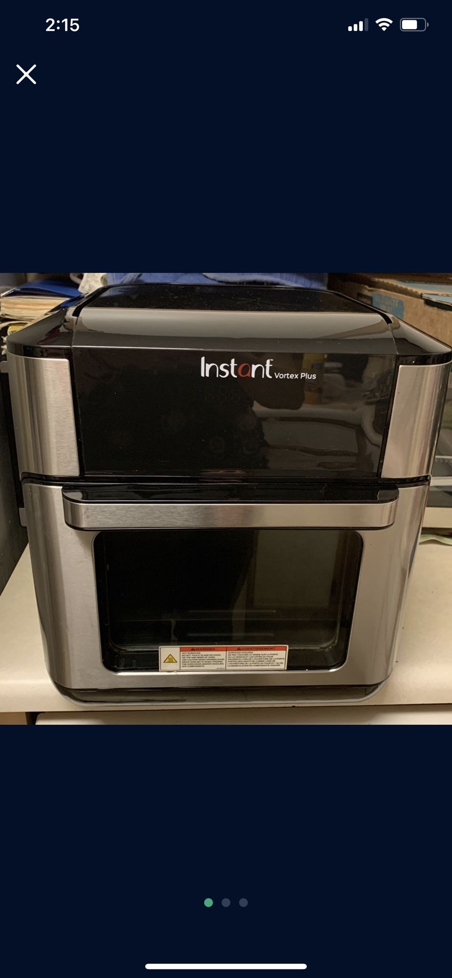 Air Fryer  Complete   Barely  Used 