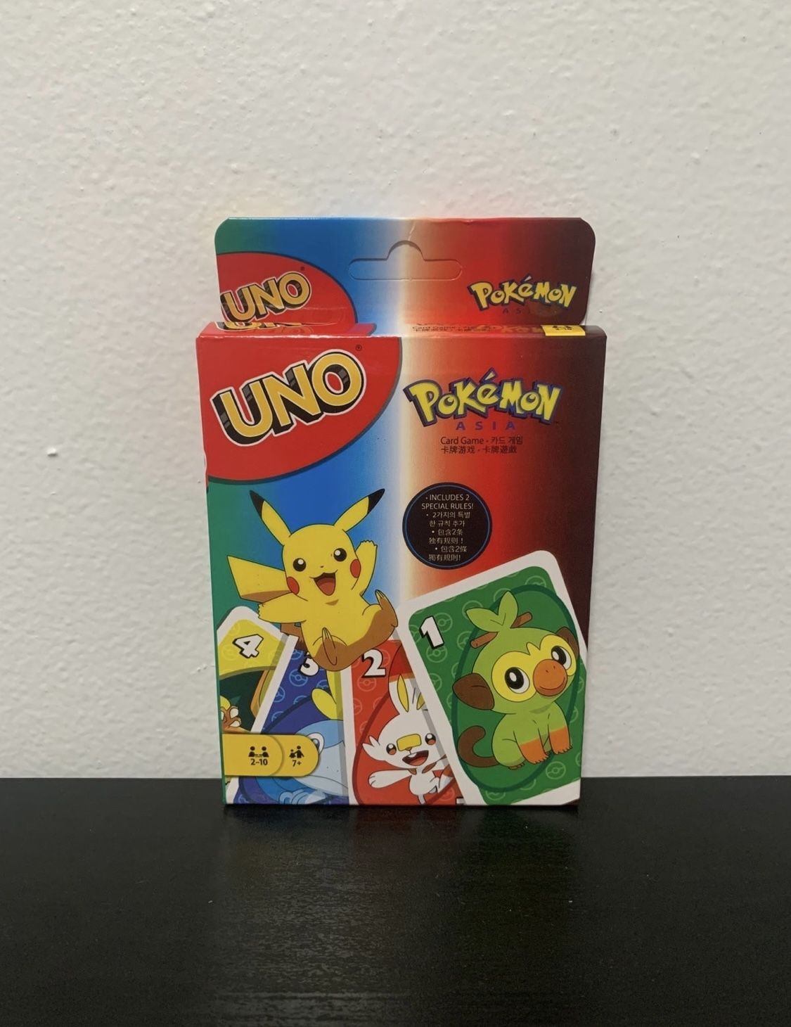 UNO Pokémon NEW Playing Card Deck Mattel English Asia Nintendo Game