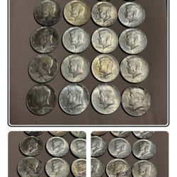 Roll Of 20 Silver Kennedy Half Dollars (40 Percent)