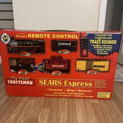 BRAND NEW RARE 2003 COMPLETE TRAIN SET.  REMOTE CONTROL 