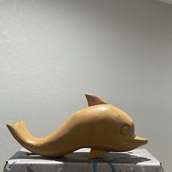 Wooden dolphin