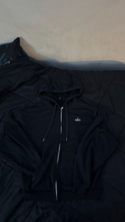 Black Alo zip up mens Size S