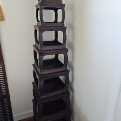 Stacking Tower Shelves Storage Organizer