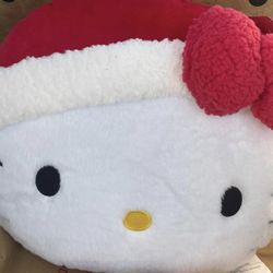 Hello Kitty Santa Pillow
