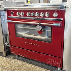 Fisher & Paykel 36” Induction Red Range Open Box 
