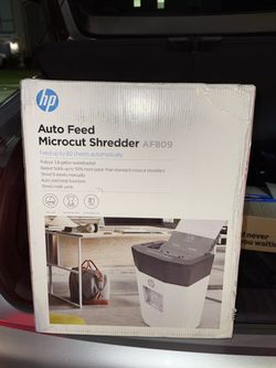HP - 9 Sheet Microcut Paper Shredder