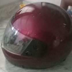 Motorcycle helmet.