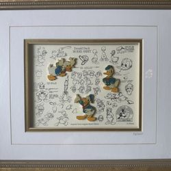 Donald Duck Pin Frame Set Disney 