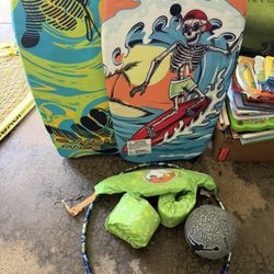 Outdoor Kids, Toys And Beach, Pool Items, Floaty, Hula, Hoop, Basketball, And Kick Boards