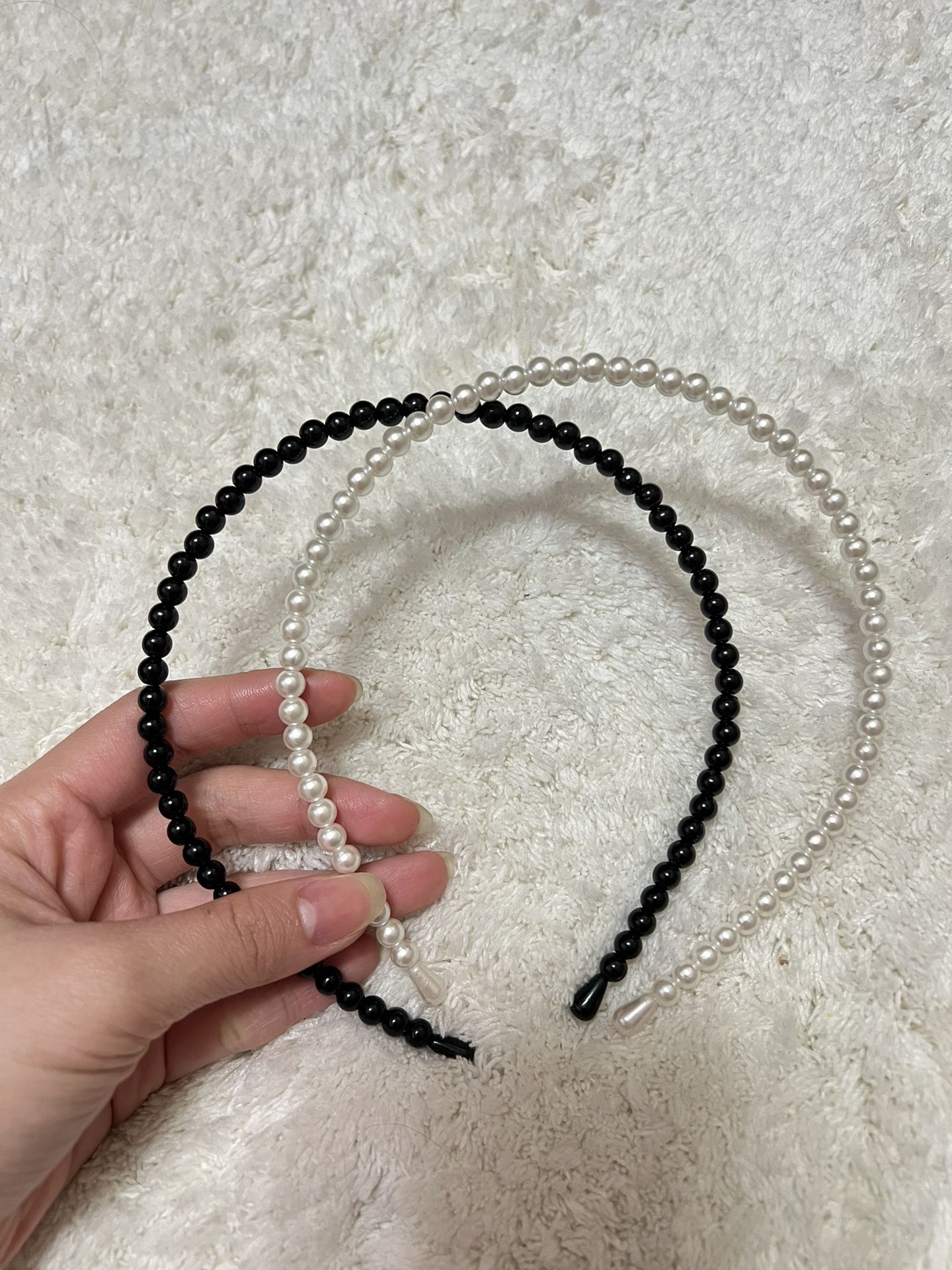 Women's Elegant Artificial Pearl Design Hair Band