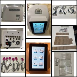 Professional Aesthetic Machine / Máquina Estética Profesional – RF + Vacuum/Suction / Vacuum-Succión + Lipo Laser Pads / Pads de Lipo Láser 