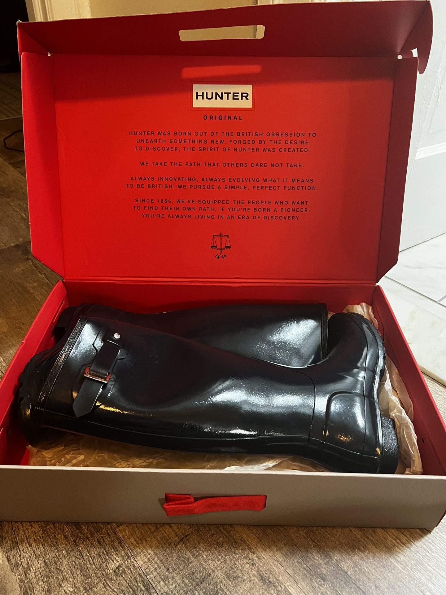 Hunter rain boots