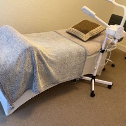 Esthetician Bed And Facial Steamer