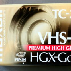Maxell VHS-C HGX-Gold TC-30