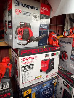 Generators blowers pressure washers and Weedeaters edgers lawnmowers and new all tools new ‼️