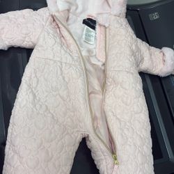 Rothschild Baby Girl Snowsuit 6/9 Mos 