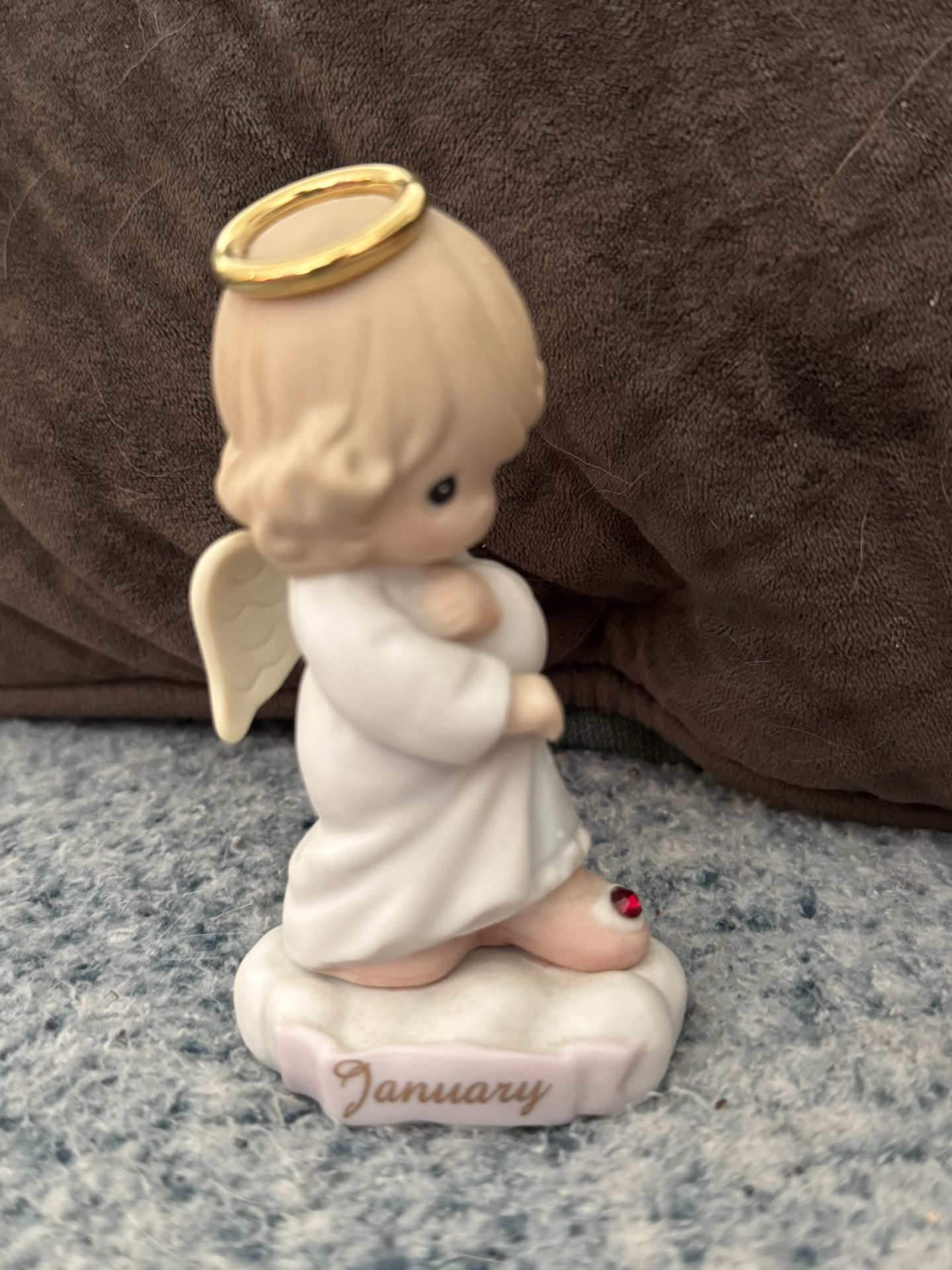 Precious Moments January Figurine With Birthstone
