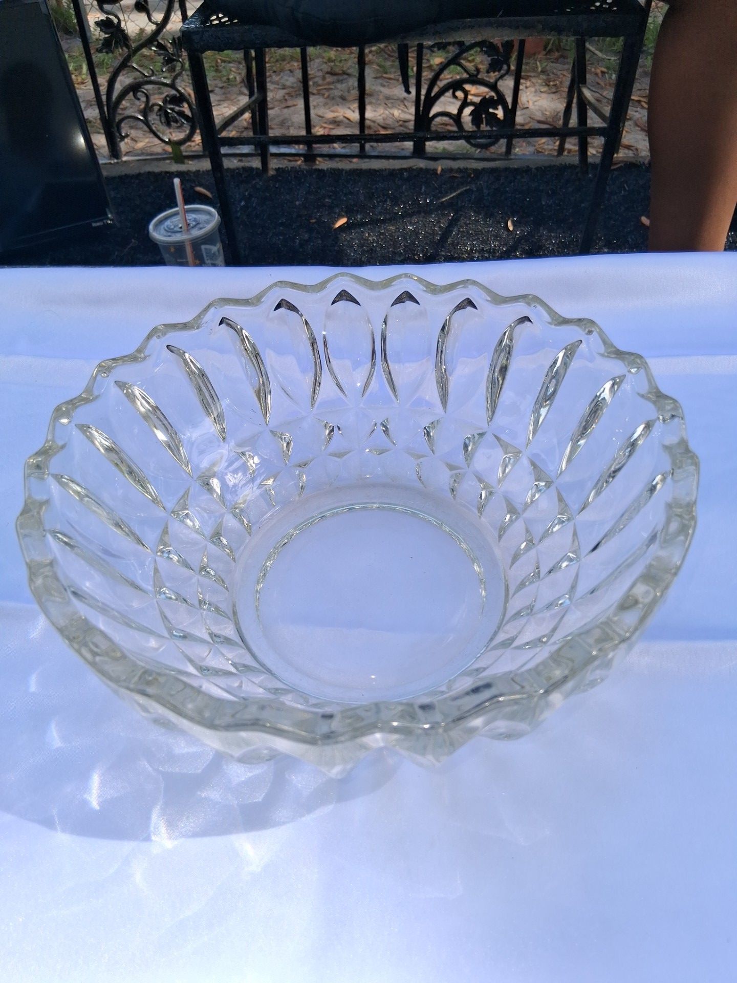 Crystal Salad Bowl