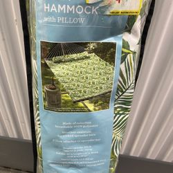 Palm Hammock With Pillow