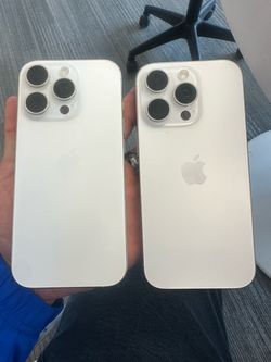 2 iPhone 16 pro white 512 and 256