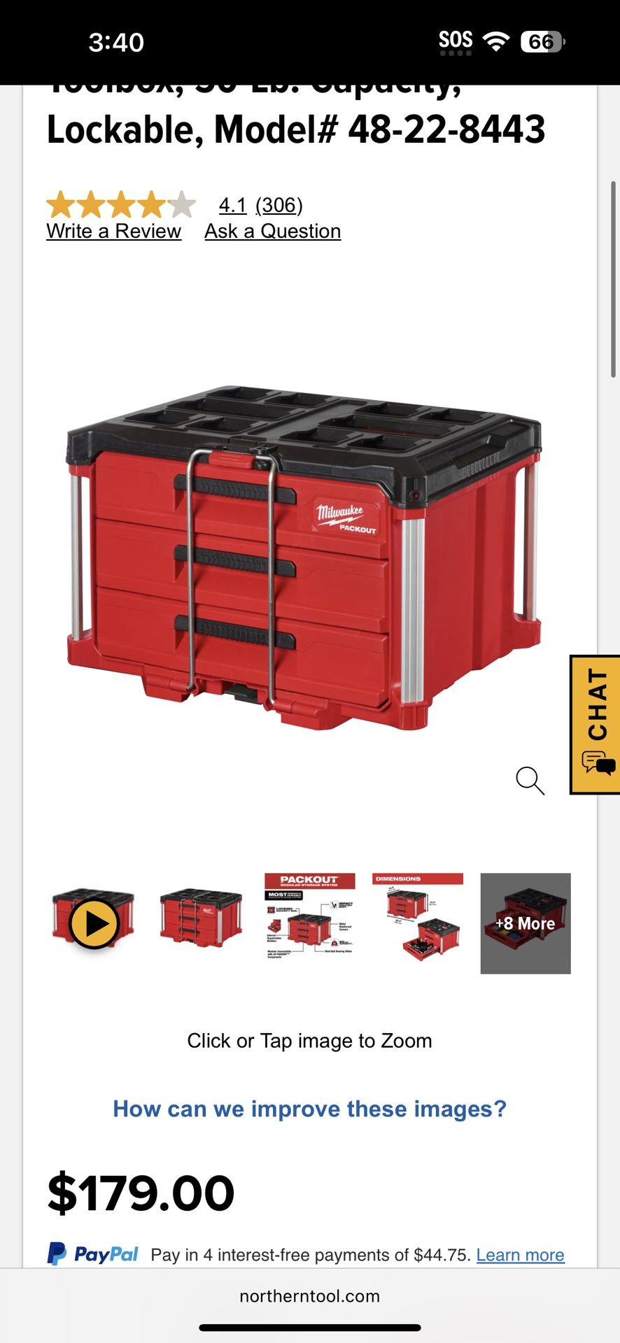 Milwaukee Packout 3 Draw And Dolly