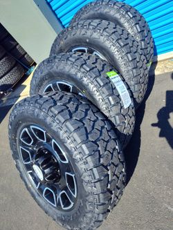 Set 4 wheels/new tires 275/65R20  8x170