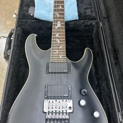 Schecter Damien Platinum 6 FR Satin Black Guitar