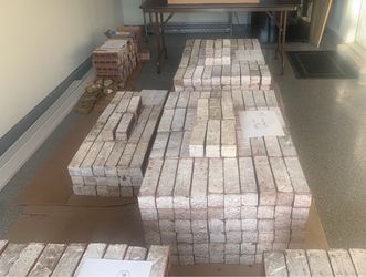 Build a FIRE PIT 🔥  $400.00 -2 full skids- Premium Meridian Bricks- Salt Plains