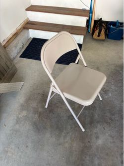 6 folding chairs
