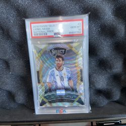 Lionel Messi 2016 Panini Select PSA 10 (low pop)