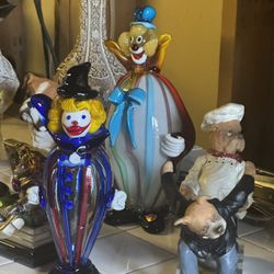 Clown Sculptures