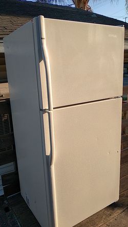 Beige refrigerator