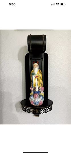 Chinese Taoist God Immortal Figurine Wall Hanging
