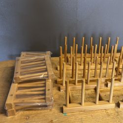 Collapsible Wooden Storage Racks 