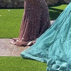 Formal Rose Gold Dress 