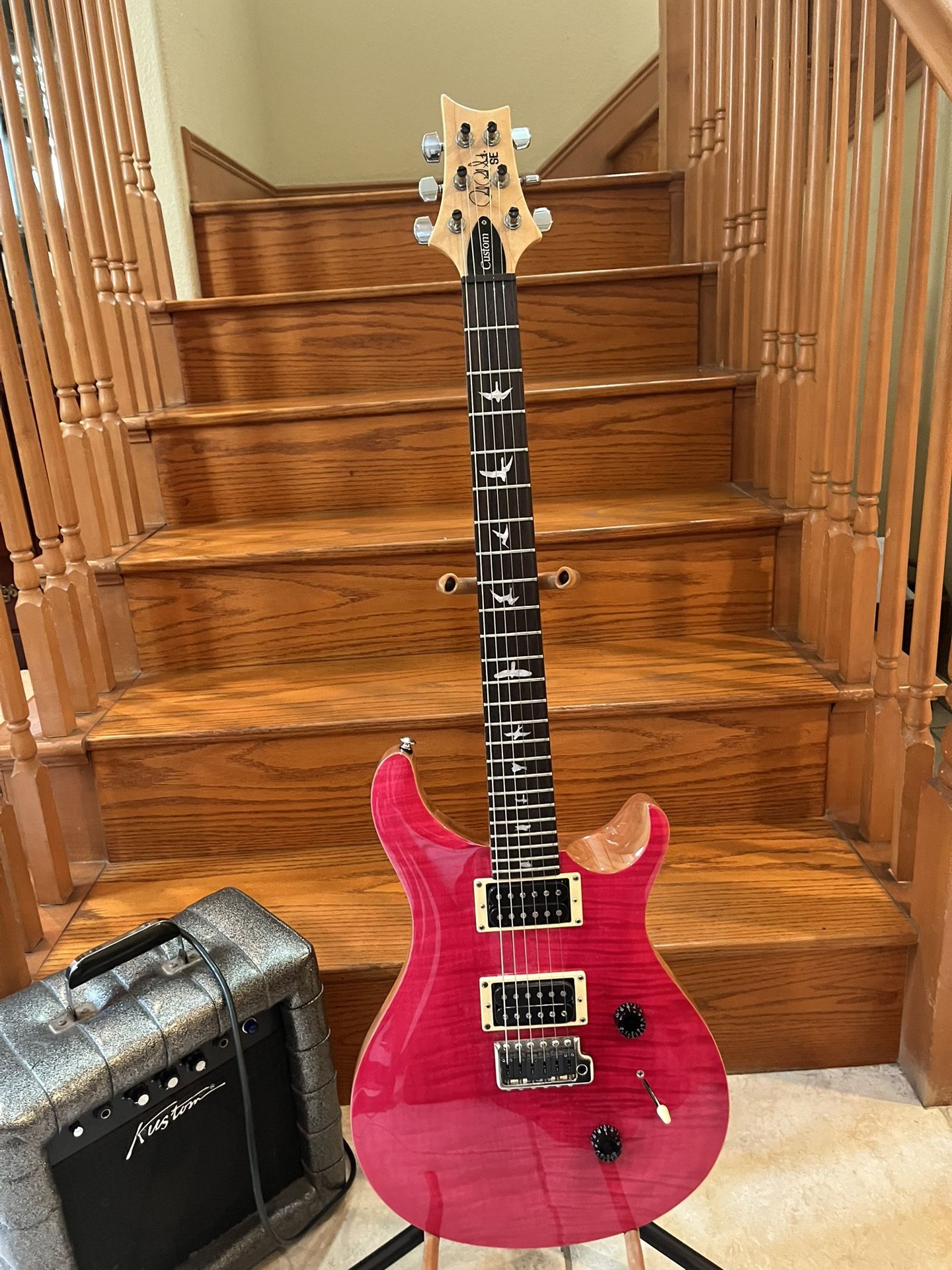 PRS SE Custom 24 (Upgraded) W/ Kustom Guitar Amp