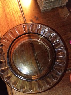 Smoky Glass Ashtray 