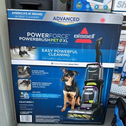 New BISSELL® PowerForce™ PowerBrush Pet XL carpet cleaner
